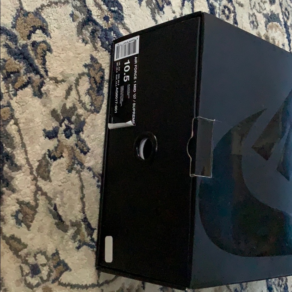 Supreme NBA Black Air Force 1’s